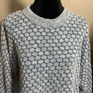 Cape Isle Knitters Vintage Chunky Knit Sweater Textured